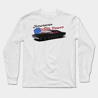 Black Charger 1969 Long Sleeve T-Shirt